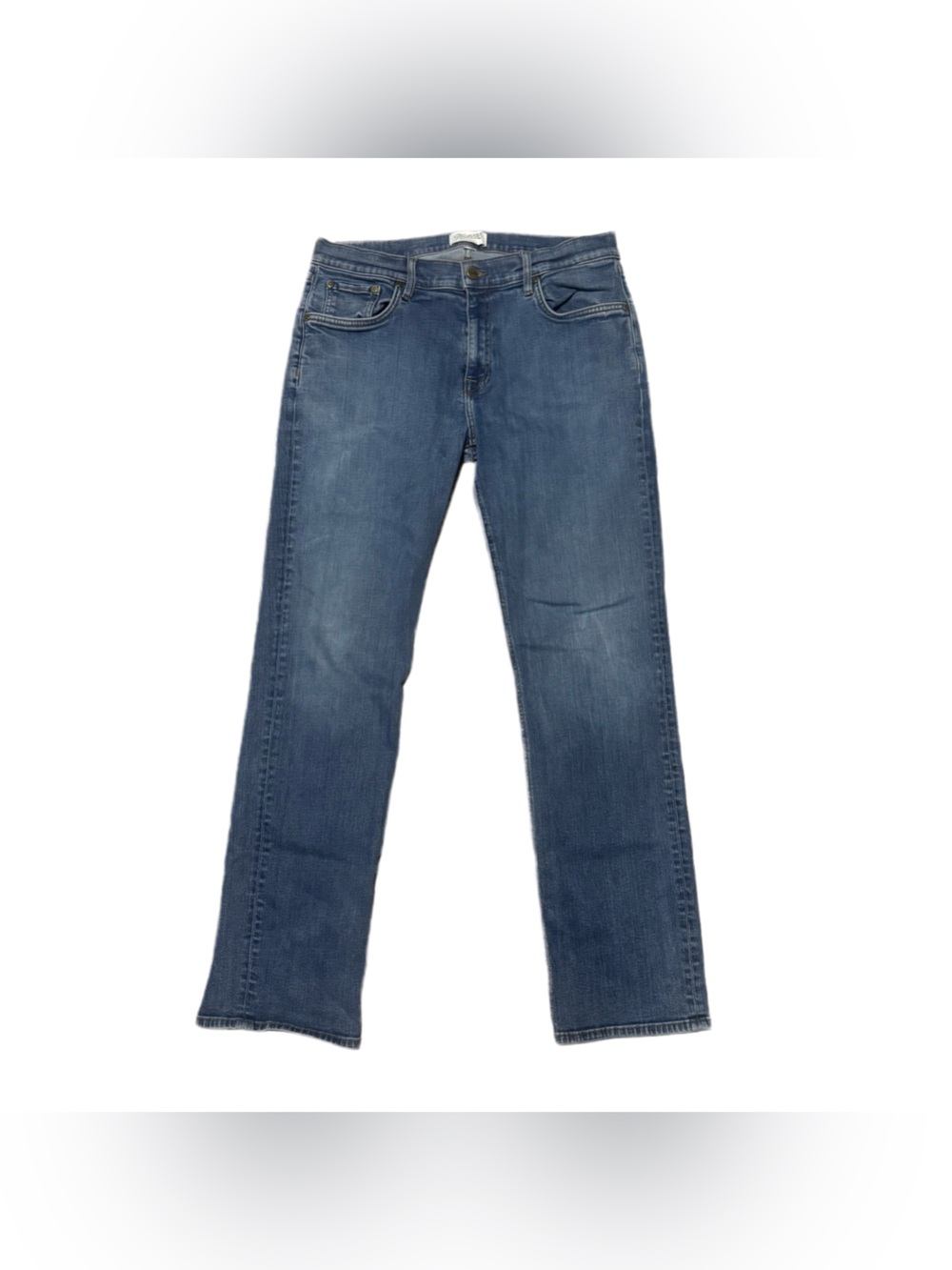 Tecovas Jeans Mens 33x32 Light Wash Blue Premium Standard Fit Stretch Denim